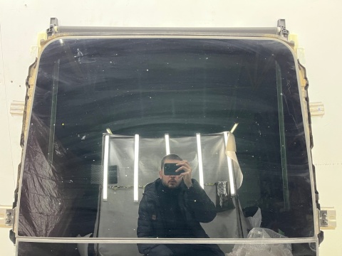 Szyberdach Nissan X-Trail III T32 Rogue 13-21r. panorama szyba roleta kompletny z silniczkami i wązką