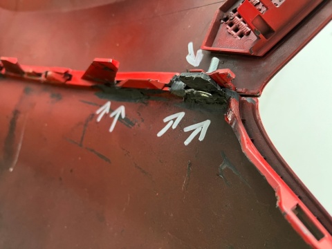 Zderzak przedni Ford Connect Tourneo MK2 II 18-22r. Lift przód 6XPDC KT1B-17K819-AB