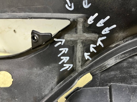 Zderzak tylny Ford Fiesta Mk7 08-13r. Przedlift tył PDC 8A61-17K823