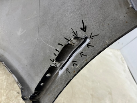 Zderzak tylny Ford Grand C-Max Mk2 II 10-19r. tył PDC AM51-17906-A