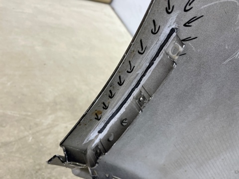 Zderzak tylny Ford Grand C-Max Mk2 II 10-19r. tył PDC AM51-17906-A