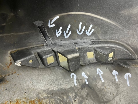 Zderzak tylny Peugeot 508 SW 1 I 10-18r. Kombi tył 4XPDC 9671563077