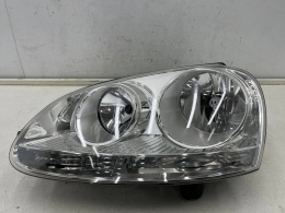 Lampa reflektor VW Golf 5 V Jetta 1k 03-09r. LEWA przednia Europa srebrna oryginal nieuszkodzona lewy przód 1k6941005p