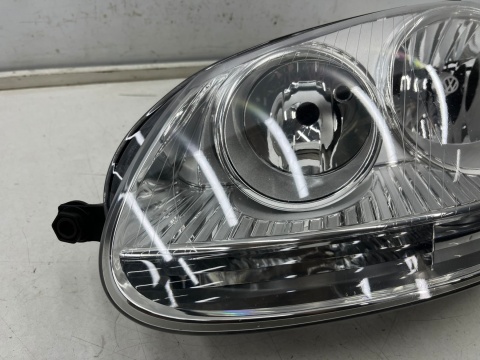 Lampa reflektor VW Golf 5 V Jetta 1k 03-09r. LEWA przednia Europa srebrna oryginal nieuszkodzona lewy przód 1k6941005p
