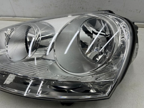 Lampa reflektor VW Golf 5 V Jetta 1k 03-09r. LEWA przednia Europa srebrna oryginal nieuszkodzona lewy przód 1k6941005p