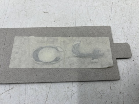 Znaczek Citroen C4 II C4 Picasso I 10-18r. NOWY napis znaczek emblemat na klapę bagażnika chrom ORYGNALNY 98038000dx