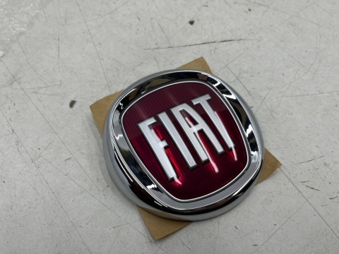 Znaczek Fiat 500 Ducato Bravo Punto Croma Linea Panda NOWY znaczek 95mm. ORYGNALNY 0735565897