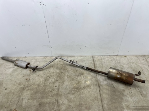 Wydech Dacia Logan 1 I 05-14r. 1.4 1.6 MPI benzyna tłumik końcowy środkowy rura KOMPLET 8200774459