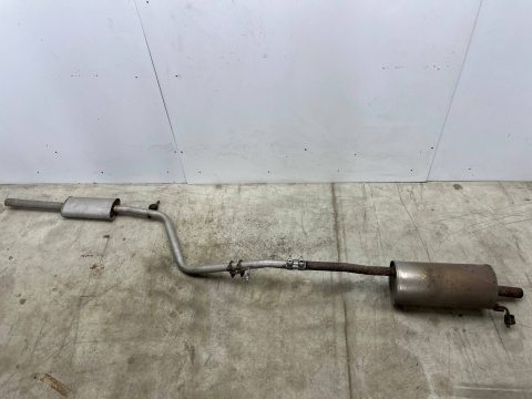 Wydech Dacia Logan 1 I 05-14r. 1.4 1.6 MPI benzyna tłumik końcowy środkowy rura KOMPLET 8200774459