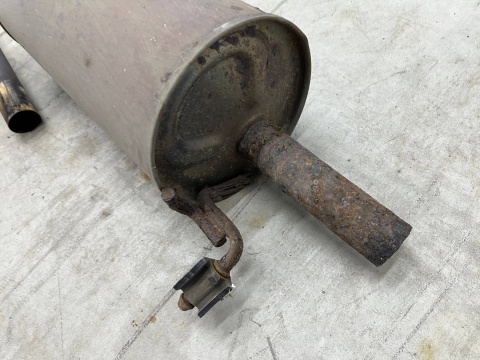 Wydech Dacia Logan 1 I 05-14r. 1.4 1.6 MPI benzyna tłumik końcowy środkowy rura KOMPLET 8200774459