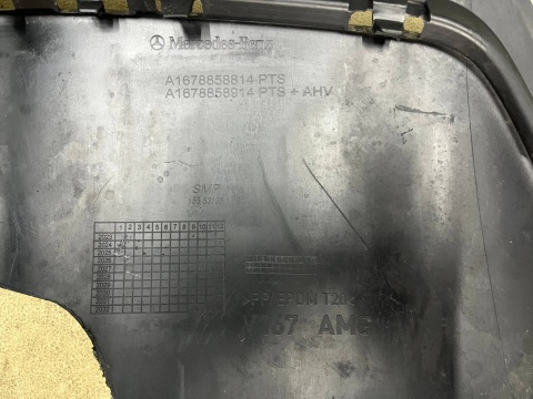 Zderzak tylny Mercedes W167 V167 GLE II 2 AMG 18r.- tył 6XPDC A1678854111