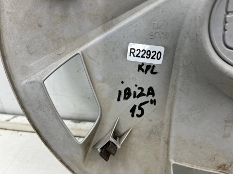 Kołpak Seat Ibiza 3 III 6L Cordoba II 99-08r. kołpaki r15 oryginalne 15 cali 4szt. KOMPLET 6j0601147c