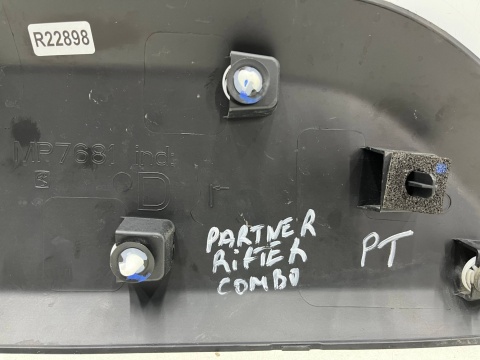 Listwa Citroen Berlingo Partner Rifter Doblo Combo E ProAce City 18r.- prawa tylna nakładka drzwi boczna prawy tył 9817695177