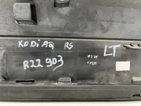 Listwa Skoda Kodiaq I 16-24r. RS SportLine LEWA tylna nakładka drzwi dolna kolor LF7A lewy tył 565854949a