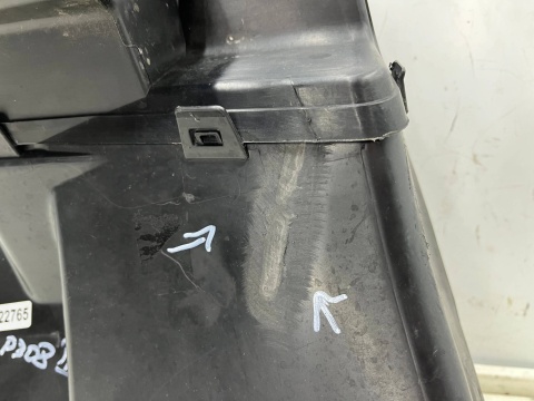 Osłona chłodnicy Peugeot 308 II T9 13-21r. wlot kierownica kanał powietrza intercoolera