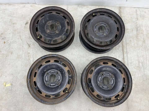 Felgi Mazda 2 I DY Ford KA Fiesta MK6 Focus MK1 Fusion 5,5jx14 H2 ET47,5 4x108 felgi stalowe 14 cali KOMPLET