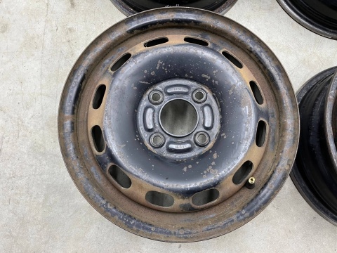 Felgi Mazda 2 I DY Ford KA Fiesta MK6 Focus MK1 Fusion 5,5jx14 H2 ET47,5 4x108 felgi stalowe 14 cali KOMPLET