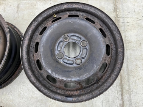 Felgi Mazda 2 I DY Ford KA Fiesta MK6 Focus MK1 Fusion 5,5jx14 H2 ET47,5 4x108 felgi stalowe 14 cali KOMPLET