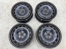 Felgi VW Golf 5 V 6 VI Golf Plus Jetta Touran Audi A3 8p Octavia II Altea Leon 6jx16 H2 ET50 5x112 felgi stalowe 16 cali KOMPLET