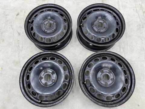 Felgi VW Golf 5 V 6 VI Golf Plus Jetta Touran Audi A3 8p Octavia II Altea Leon 6jx16 H2 ET50 5x112 felgi stalowe 16 cali KOMPLET