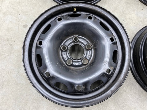 Felgi VW Polo IV 9n Fox Fabia I Ibiza III Toledo 5jx14 H2 ET35 5x100 felgi stalowe 14 cali KOMPLET 6q0601027c