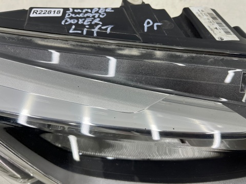 Lampa reflektor Citroen Jumper Ducato Boxer LIFT 14r.- Movano C 22r.- prawa przednia Europa oryginal 1374292080