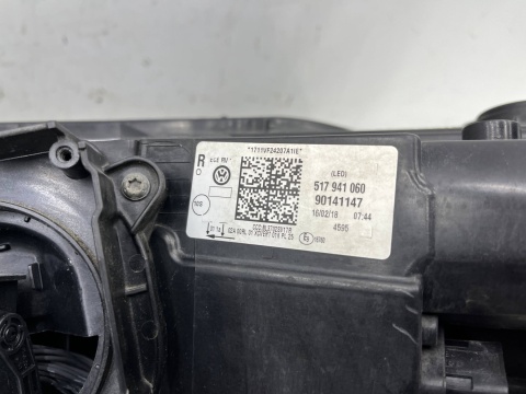 Lampa reflektor VW Golf Sportsvan 18-20r. LIFT prawa przednia FULL LED prawy przód Europa 517941060