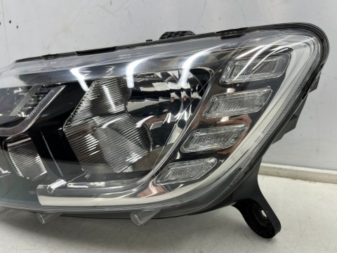Lampa reflektor Dacia Sandero 2 II Lift Logan 2 II LIFT 16-20r. lewa przednia dzienny pasek LED lewy przód Europa 260605665r