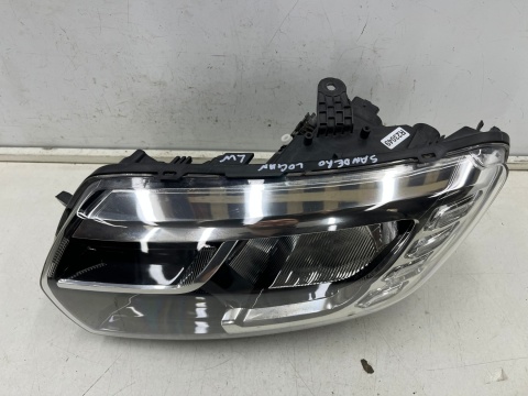 Lampa reflektor Dacia Sandero 2 II Lift Logan 2 II LIFT 16-20r. lewa przednia dzienny pasek LED lewy przód Europa 260605665r