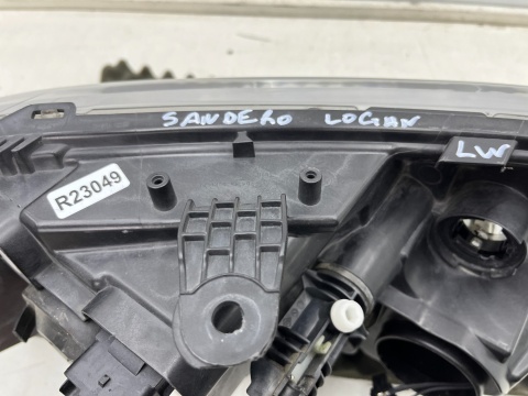 Lampa reflektor Dacia Sandero 2 II Lift Logan 2 II LIFT 16-20r. lewa przednia dzienny pasek LED lewy przód Europa 260605665r