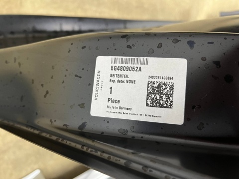 Poszycie VW Golf 7 VII 12-17r. PRAWY próg bok poszycie słupek A B rama drzwi ĆWIARTKA NOWY oryginalny 5g4809606d