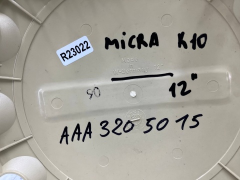 Kołpak Nissan Micra K10 82-92r. r12 oryginalne 12 cali jedna sztuka