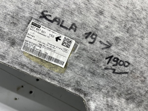 Podsufitka Skoda Scala 19-23r. czarna BEZ szyberdachu 657867501