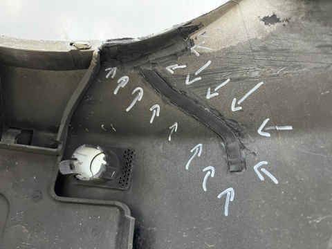 Zderzak przedni BMW 5 E60 E61 03-07r. Przedlift przód 4XPDC spryski 7033694