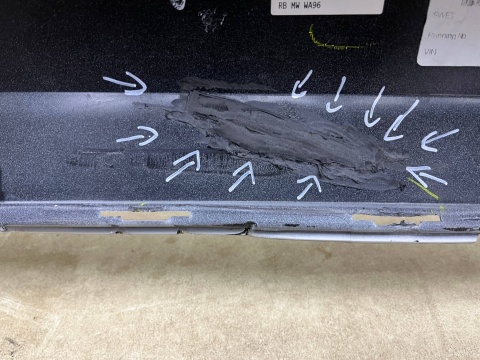 Zderzak tylny BMW 3 G20 M-Pakiet 22r.- Lift sedan tył 6XPDC 8085480