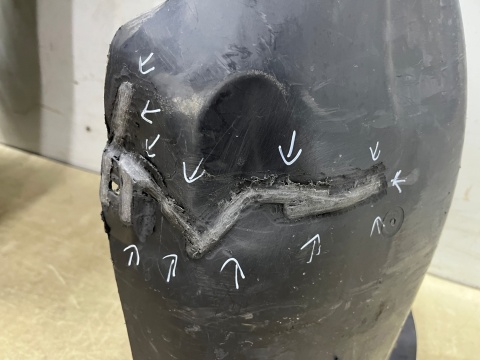 Nadkole Skoda Scala 19r.- prawe przednie ORYGINALNE prawy przód 657809958