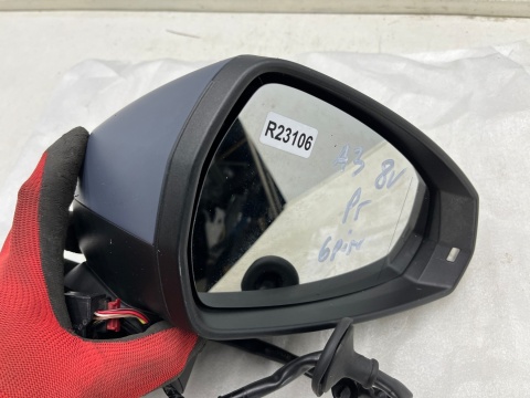 Lusterko Audi A3 8v 13-20r. PRAWE elektryczne zewnętrzne EUROPA 6 pin