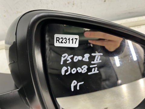 Lusterko Peugeot 5008 II 3008 II C5 Aircross 16-24r. PRAWE elektryczne podgrzewane ASYSTENT 8+10 18 pin 19 kabli EUROPA