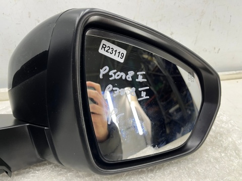 Lusterko Peugeot 5008 II 3008 II C5 Aircross 16-24r. PRAWE elektryczne podgrzewane ASYSTENT 8+10 18 pin 19 kabli EUROPA