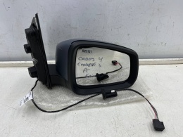 Lusterko VW Caddy 4 IV 2k7 Ford Connect MK3 20r.- PRAWE elektryczne składane podgrzewane 5 pin EUROPA 2k7857408j