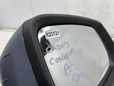 Lusterko VW Caddy 4 IV 2k7 Ford Connect MK3 20r.- PRAWE elektryczne składane podgrzewane 5 pin EUROPA 2k7857408j