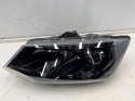 Lampa reflektor Skoda Fabia 3 III 14-18r. lewa przednia soczewka LED pasek ORYGINALNA Europa lewy przód 6v1941015b