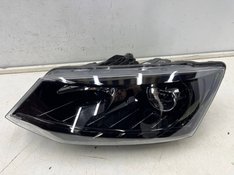 Lampa reflektor Skoda Fabia 3 III 14-18r. lewa przednia soczewka LED pasek ORYGINALNA Europa lewy przód 6v1941015b