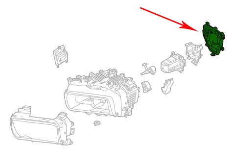 Zaślepka reflektora Porsche Macan II 95c 24r.- NOWA osłona dolnego lewego reflektora lampy halogenu lewy przód 95c941617