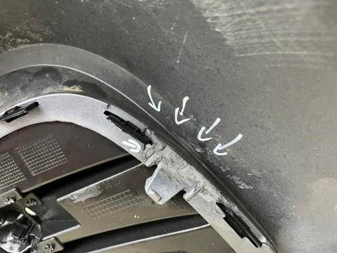 Zderzak przedni Mercedes GLC X253 W253 AMG 15-19r. Przedlift przód PDC A2538853000