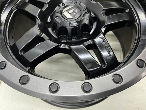 Felga Ford Ranger Raptor Fuel Off-Road Anza Matte Black Gun Metal Ring 9jx18 ET19 6x139,7 pojedyncza sztuka 18 cali