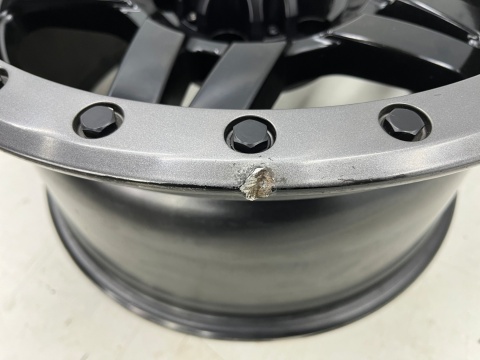 Felga Ford Ranger Raptor Fuel Off-Road Anza Matte Black Gun Metal Ring 9jx18 ET19 6x139,7 pojedyncza sztuka 18 cali