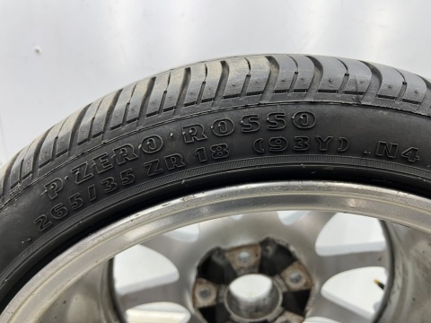 Felga Porsche 911 Carrera 996 Boxster 986 97-06r. 10jx18 ET65 5x130 pojedyncza sztuka 18 cali z oponą oryginalna BBS 99636214050