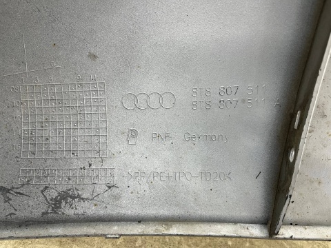 Zderzak tylny Audi A5 8T 1 I 07-11r. Przedlift tył 3D 3 Drzwi 8T0807511