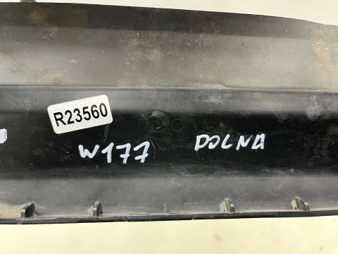 Osłona chłodnicy Mercedes w177 A-klasa 18r.- dolna kierownica powietrza nakladka pasa przedniego dolny wlot a1778856402